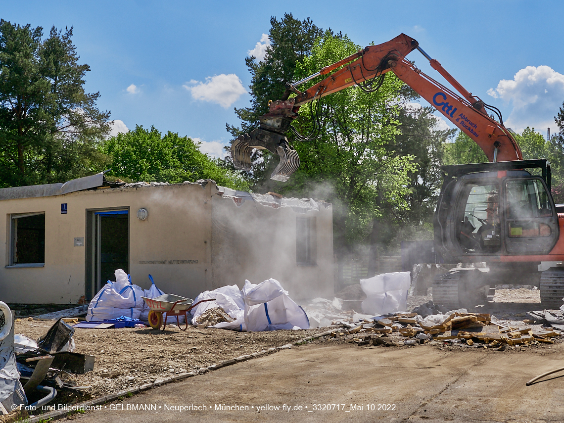 10.05.2022 - Baustelle am Haus für Kinder in Neuperlach